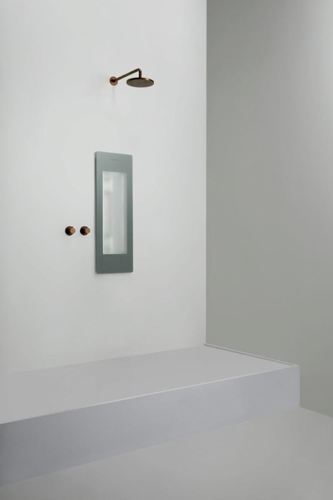 Sunshower Round line Small One Grey