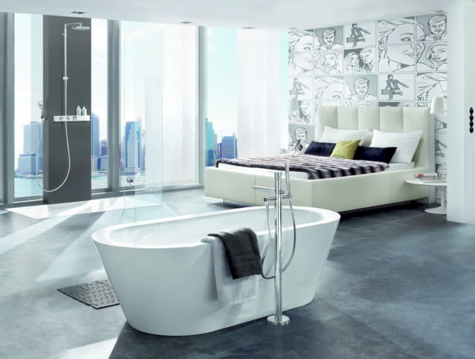 Badewanne Stahl BetteStarlet oval Sil-