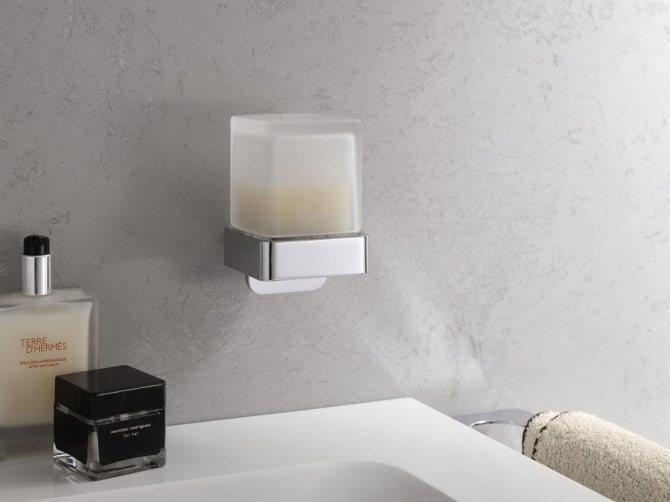 emco Loft Seifenspender Glas sat.