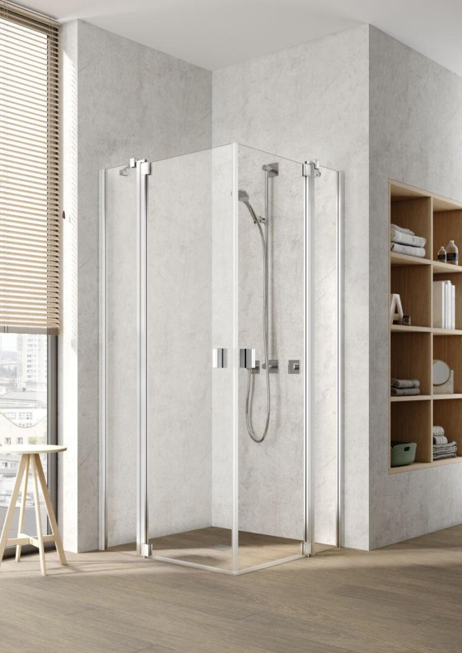 Eckhälfte m.Festfeld Raya 900x2000mm re.