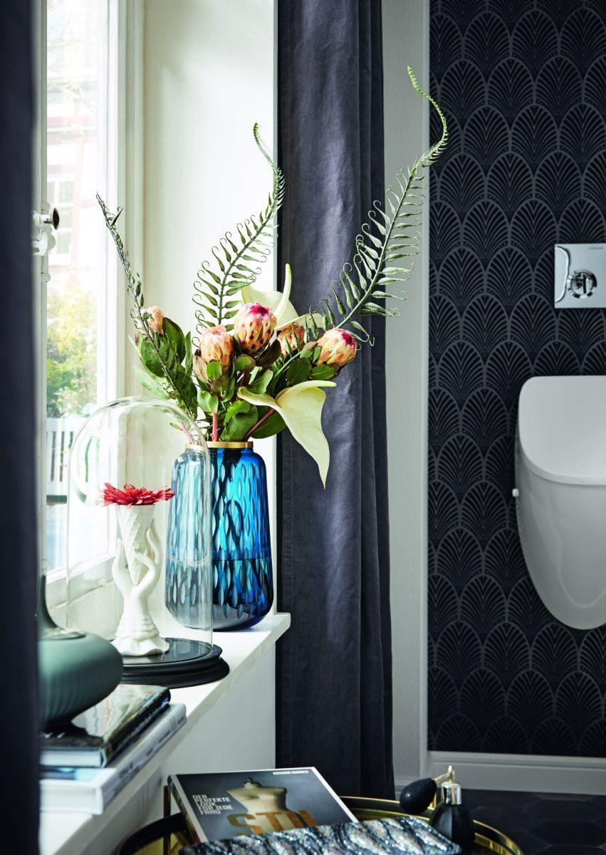 Urinal vogue f.Deckel Zulauf verdeckt