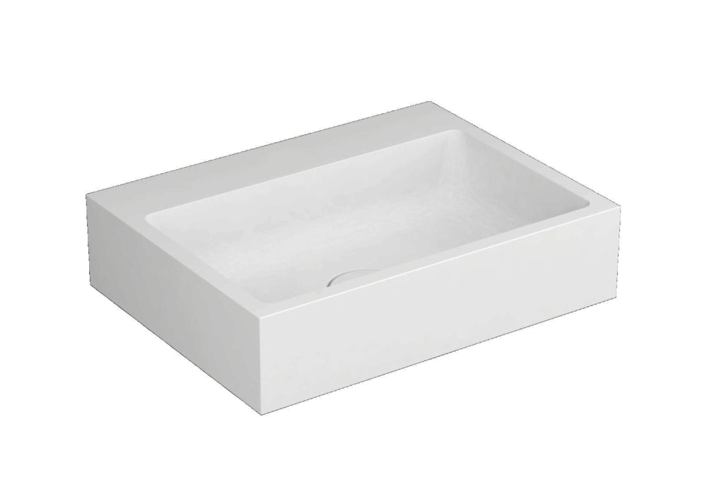 Handwaschbecken white 50x38cm o. Hahnl.