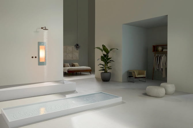 Sunshower Round line Small One Grey