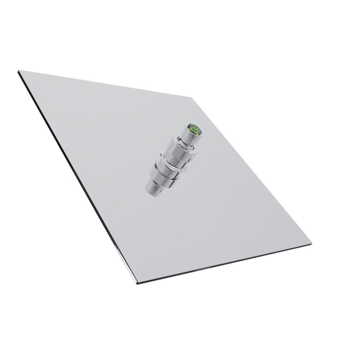 Kopfbrause ind.4.0, 310 mm Metall eckig