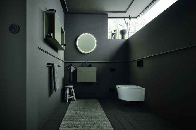 Badetuchhalter white 600 mm schwarz matt