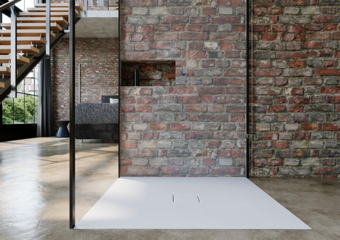 Duschwanne Stahl Conoflat 120x120cm