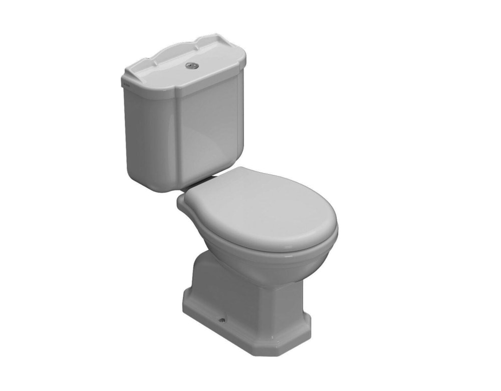 Spülkasten aus Keramik PAESTUM 43x19 cm