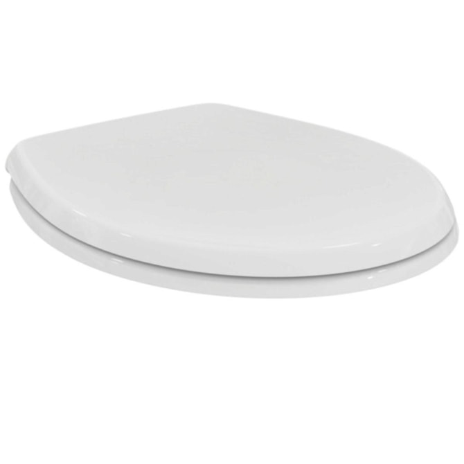 WC-Sitz Eurovit rund m.Deckel weiss
