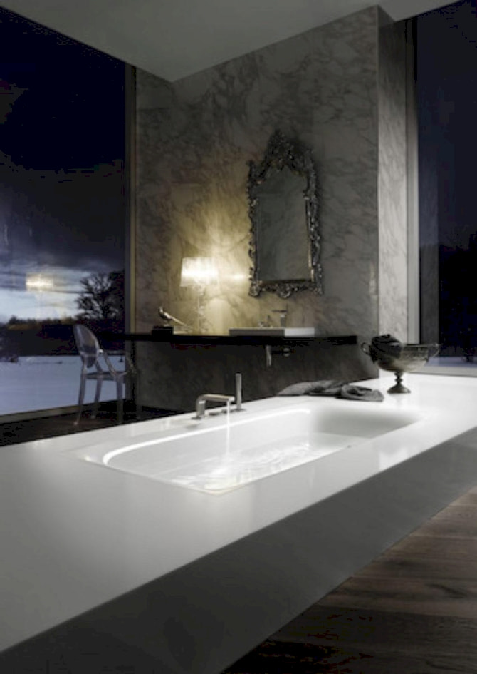 Recht-Eck-Badewanne Stahl Bettelux