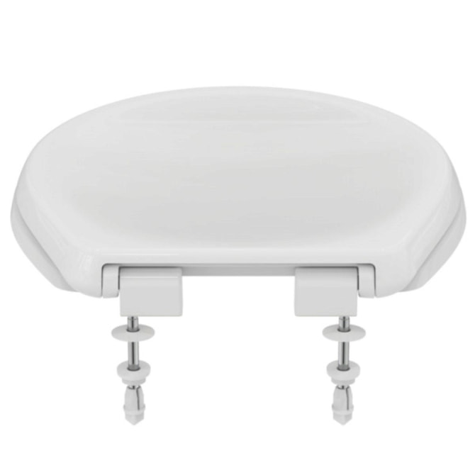 WC-Sitz Eurovit rund m.Deckel weiss