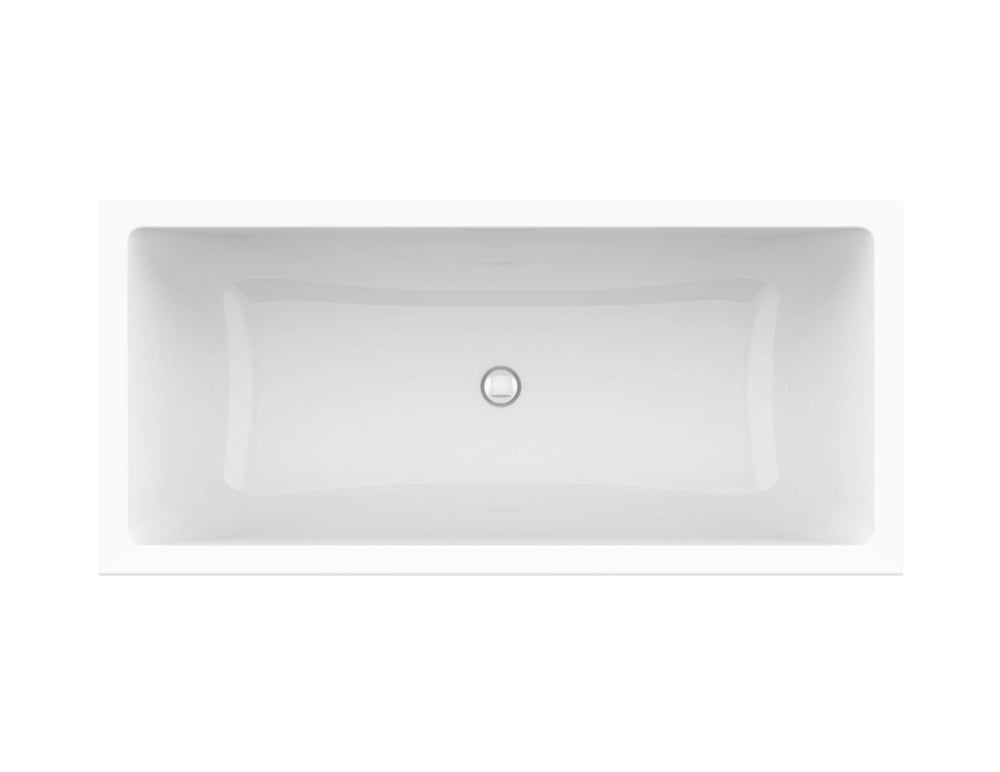 Einbauwanne Acryl white 160x75cm weiss