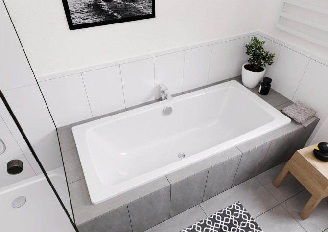 Badewanne Stahl Cayono Duo 180x80cm