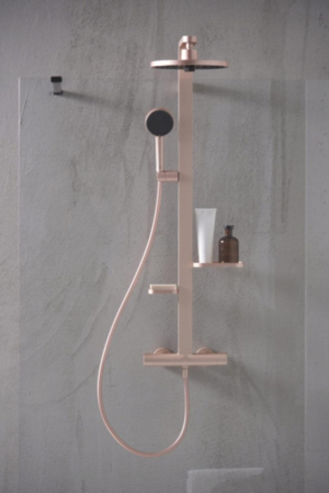 IS Duschsystem Alu+ m.CTherm Brausethem.