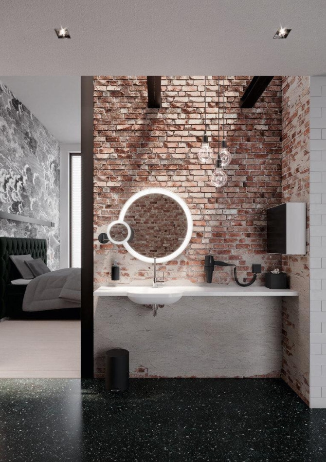 Kosmetikspiegel rund System 950