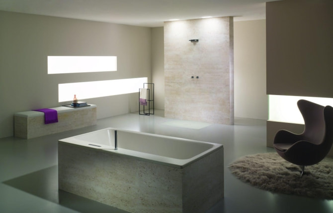 Badewanne Asymmetric Duo 170x80x42cm