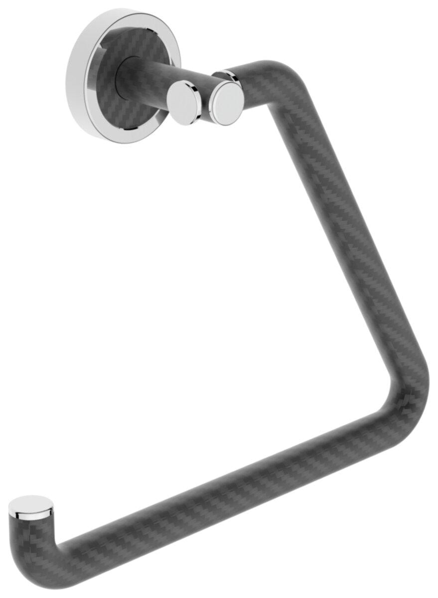 Handtuchhalter verchromt/carbon
