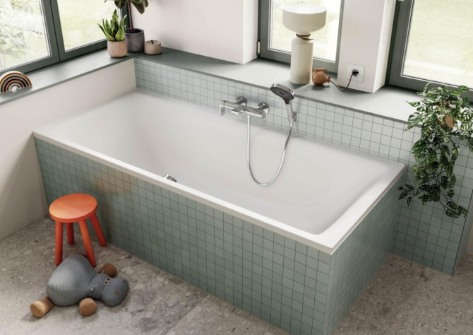 Mittelablaufwanne V3 Stahl 170x750cm