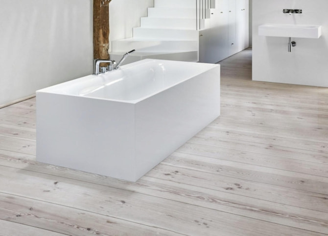 Recht-Eck-Badewanne Stahl Bettelux