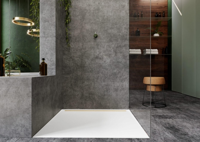 Duschfläche Stahl Nexsys 120x90cm