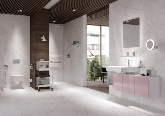 Bürstengarnitur System 100 verchromt