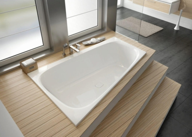 Badewanne Acryl iSensi Trapez 180x120cm