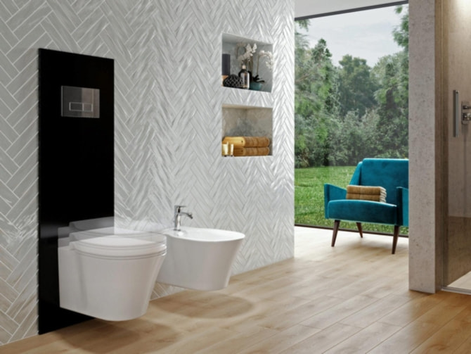 Einhand-Bidetbatterie Connect Air