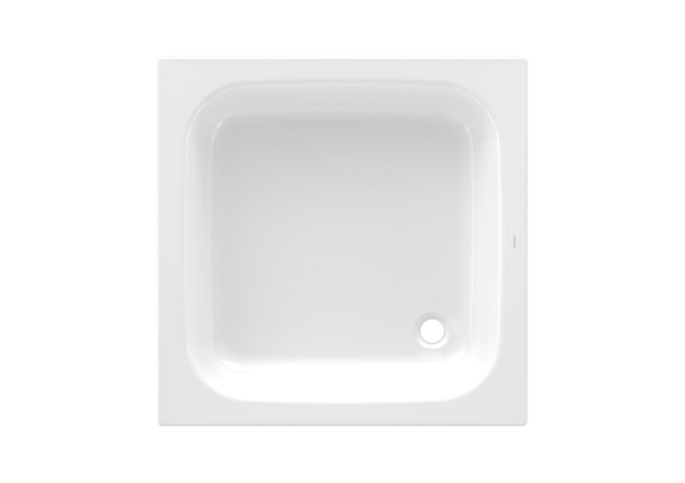 Duschwanne Stahl one 80x80x14cm