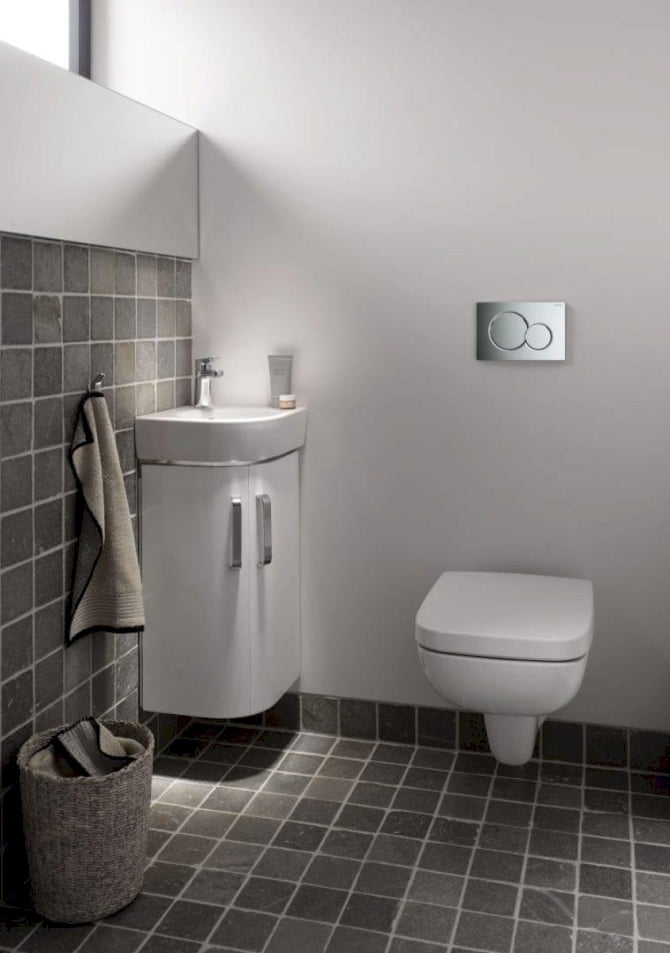 Wandtiefspül-WC Renova Compact Square
