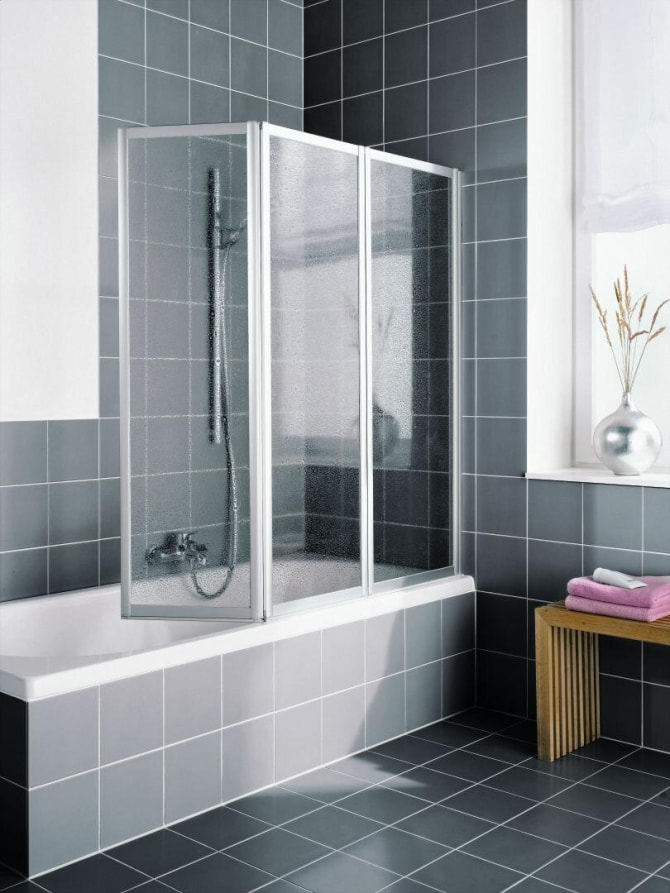 Faltduschwand Vario 2000  3-fluegelig