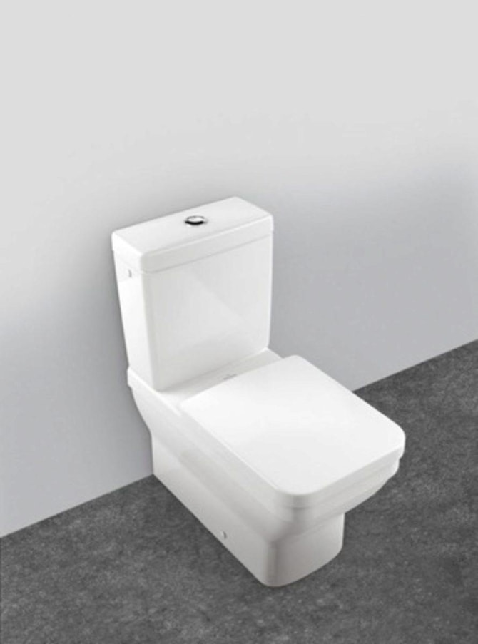 WC-Sitz Architectura eckig weiss