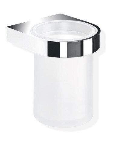 Halter System 800 verchromt m.Glas