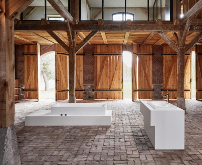 Recht-Eck-Badewanne Stahl Bettelux