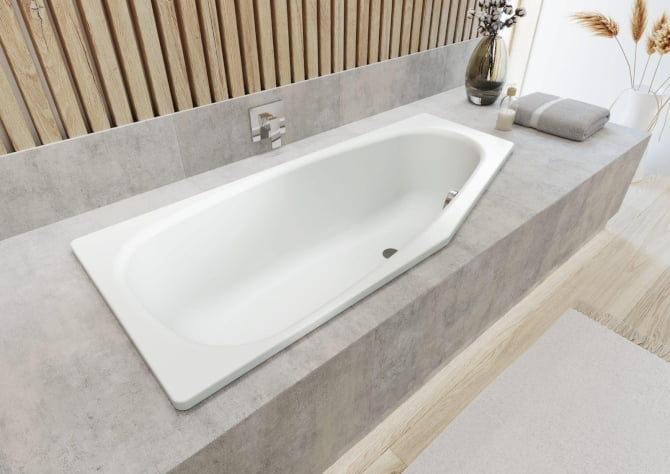 Badewanne Stahl Kaldewei Mini rechts