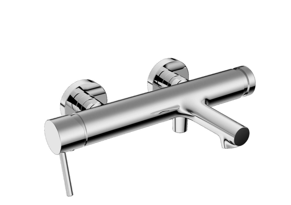 Einhand-AP-Badebatterie white