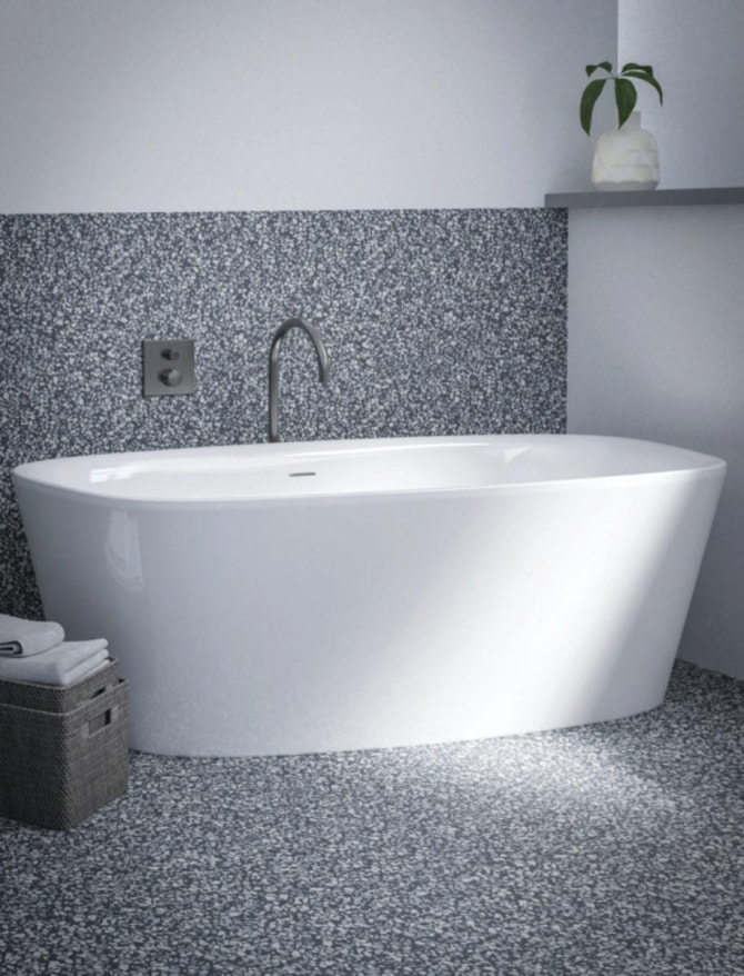 Badewanne DEA freistehend