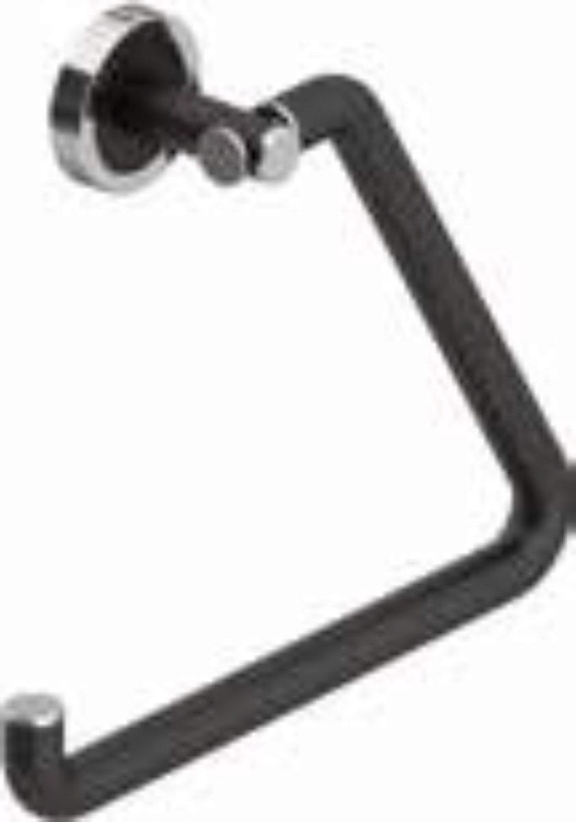 Handtuchhalter verchromt/carbon