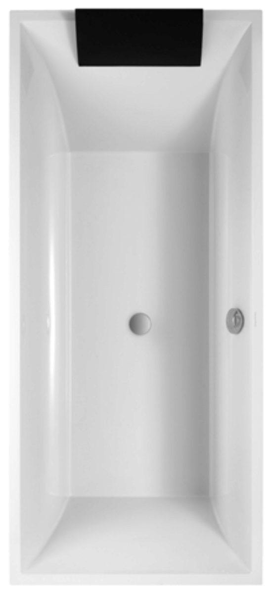 Badewanne Quaryl Squaro 180x80cm weiss