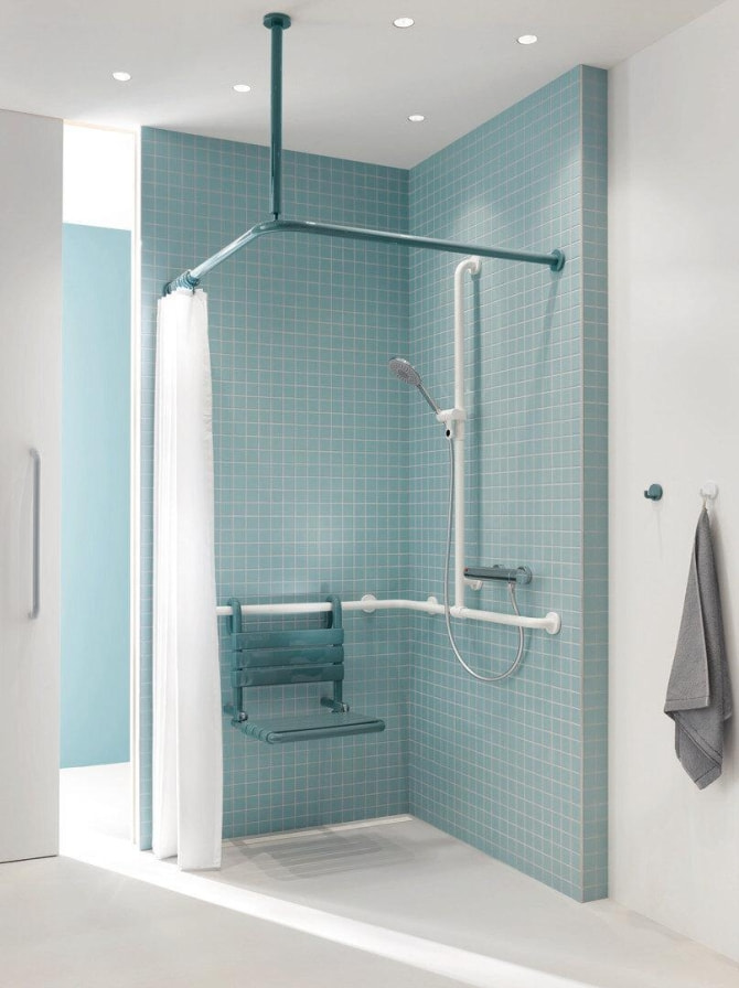 Duschhandlauf Hewi m.Brausestange