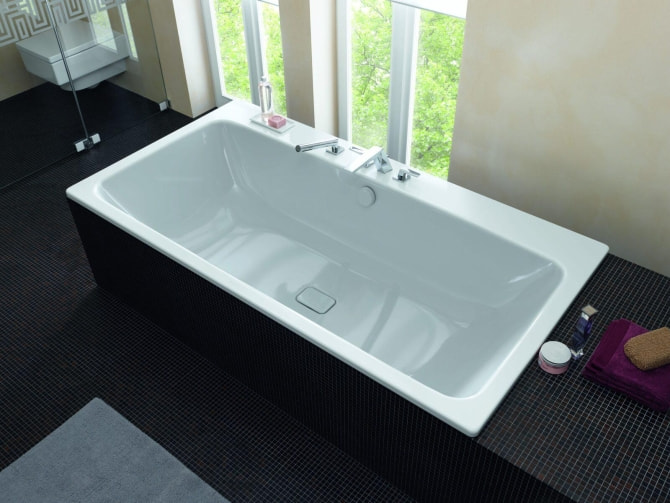 Badewanne Asymmetric Duo 170x80x42cm