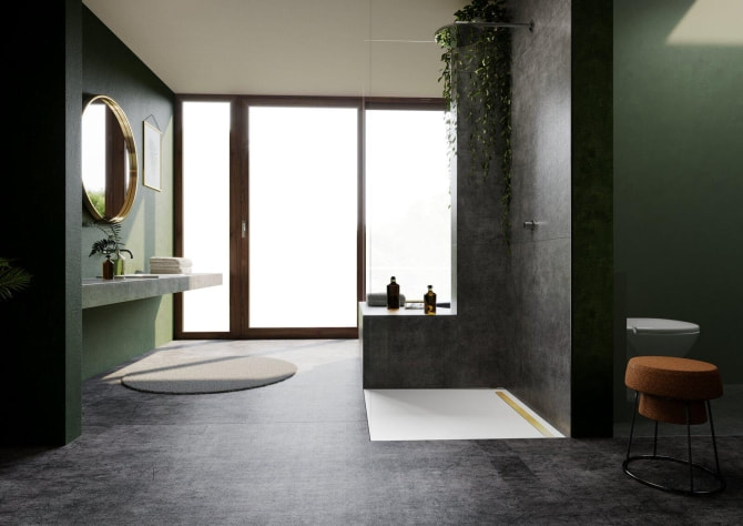 Duschfläche Stahl Nexsys 120x90cm