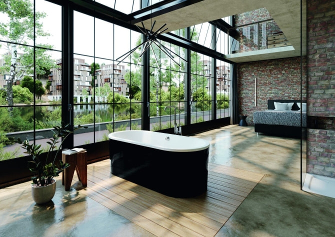 Badewanne Stahl Classic Duo Oval freist.