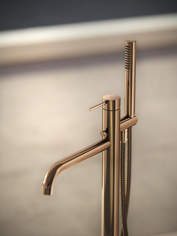 Badebatterie Standmont. Velis mit Stab-