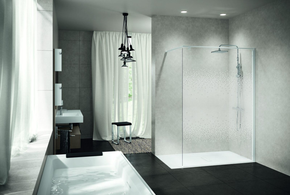 Kuadra H Trennwand 107-110x200 cm