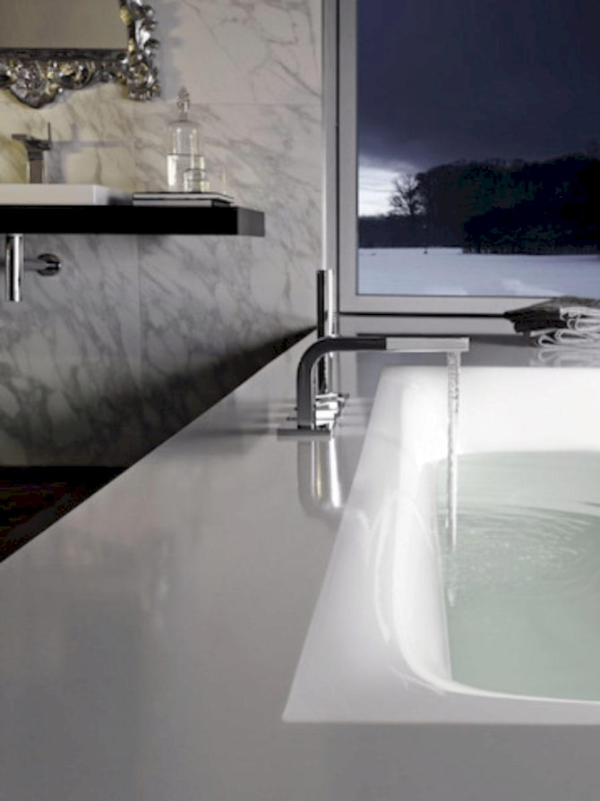 Recht-Eck-Badewanne Stahl Bettelux