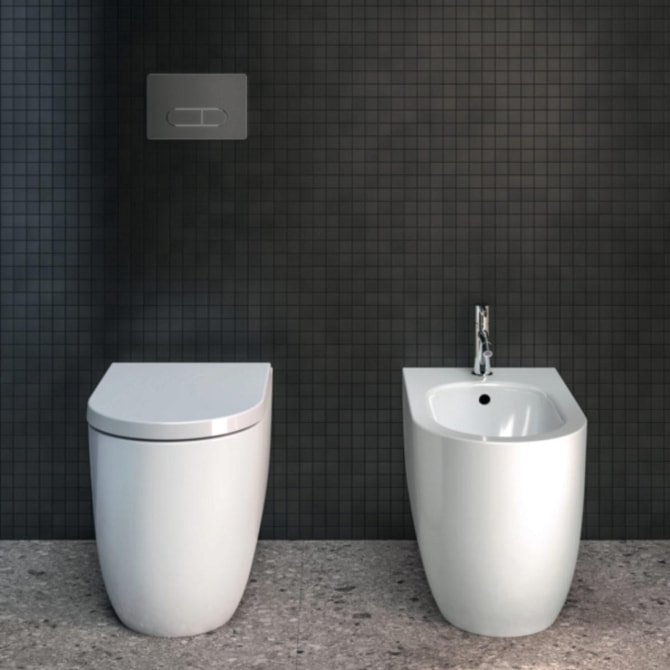 Standtiefspül-WC Blend Curve AquaBlade