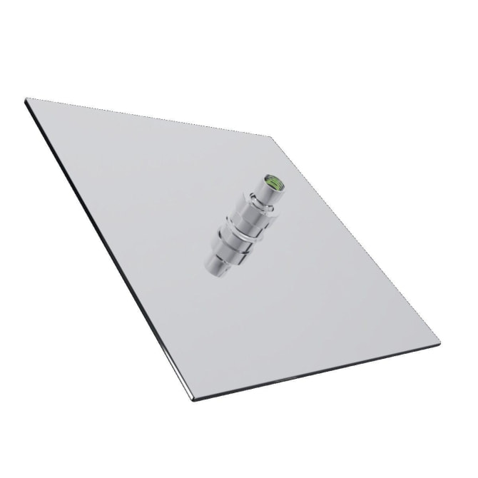 Kopfbrause ind.4.0, 310 mm Metall eckig