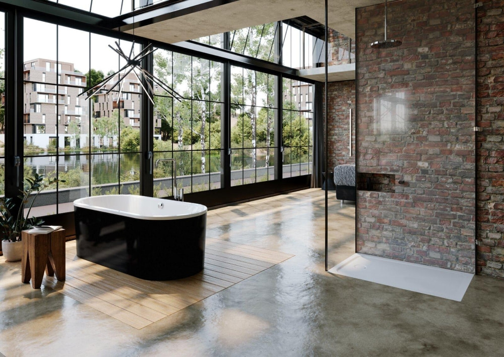 Duschwanne Stahl Cayonoplan 90x90x1,8cm