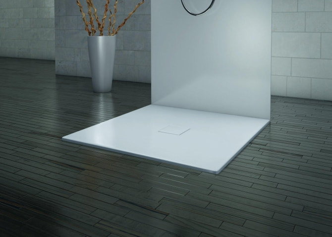 Duschwanne Stahl Conoflat 100x80cm