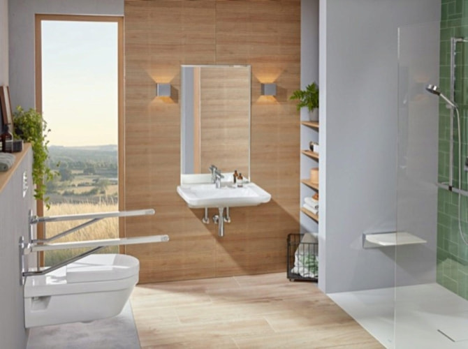 WC-Betätigungsplatte ViConnect E300