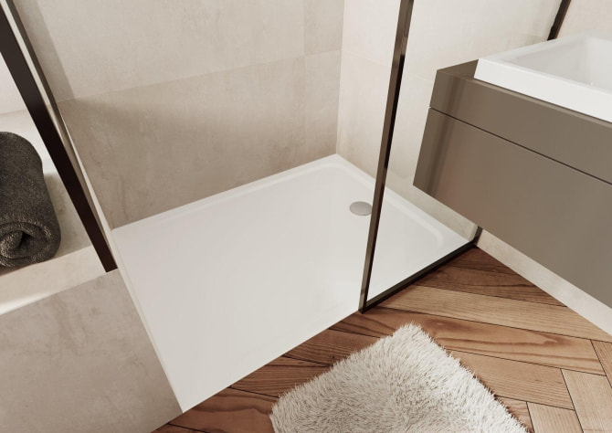 Duschwanne Stahl Cayonoplan 90x90x1,8cm